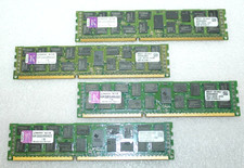 Kingston 16GB (4X4GB) PC3-10600 DDR3 ECC Server Memory Ram KVR1333D3D4R9S/4GED picture
