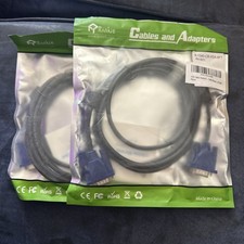 Rankie Cables and Adapters VGA to VGA Cable (Pack of 2) New picture
