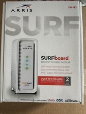 MOTOROLA ARRIS Surfboard SB6183 Cable Modem 16x4 Channels DOCSIS 3.0 - White picture