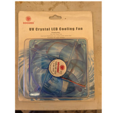 Coolmax 120mm UV LED Case Fan 3-Pin 12V 44CFM 1700RPM Ball 1225L12S picture