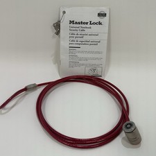 ✅New MASTER LOCK  Universal Notebook Security Cable #64032 Anti Thef Laptop PC picture