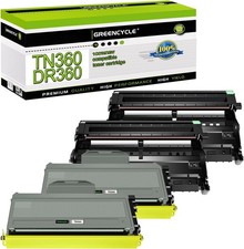 2PK TN360 Toner & 2PK DR360 Drum For Brother HL-2150N MFC-7440N MFC-7840N TN330 picture