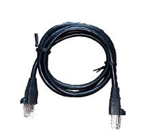 UTP Patch Cable, Cat 5 LL84201 CSA Type CMG FT4 Copartner, Black 4 ft picture