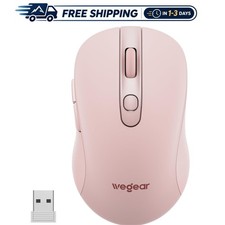 Stylish 2.4GHz Wireless Mouse for Laptops - Ergonomic Design & 6 Buttons picture