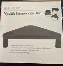 Sucasa Adjustable Triangle Monitor Stand (Holds Up To 50lbds) picture