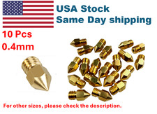 10 Pcs MK8 0.4mm Extruder 3D Printer Nozzle for Creality CR-10 Ender 3 picture