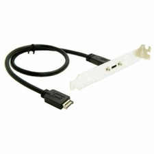 USB 3.1 Front Panel Header to USB-C Type-C Female Extension Cable 40cm Screw picture