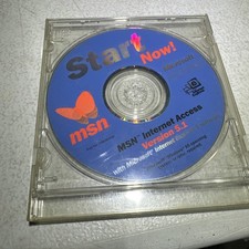 ⭐️⭐️⭐️⭐️⭐️ MSN Start Now MSN Internet Access Version 5.1 Microsoft Disc Only picture