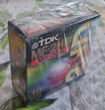 TDK MF-2HD MS-DOS 10 Floppy Disk 3.5