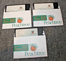 Vintage Peachtree Accounting Windows Version 5.0 1992 on 5.25