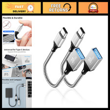 USB C to USB 3.0 Adapter 2 Pack - 10Gbps SuperSpeed OTG Cable for MacBook, iPhon picture