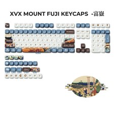 XVX Ceramic Glaze PBT Keycaps Set MOA Profile For Mechanical Keyboard 129 Keys picture