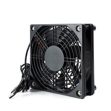 120mm USB Cooling Fan External Desktop Cooler Stand for Router Modem Computer PC picture