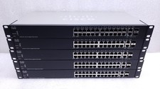 Lot Of 5 Cisco SG250-26 26-Port Gigabit Smart Switch 2 SFP Uplink Ports #99 picture
