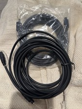 Lot Of 2 Mini TOS Link Cables 12 Ft  picture