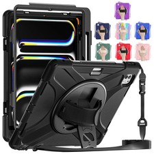 Shockproof Heavy Duty Hand Strap Stand Case Cover Shell for iPad Pro 13