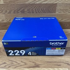 Genuine OEM Brother TN229 4PK Black Cyan Magenta Yellow Toner Cartridge Set NEW picture
