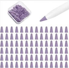 Pencil Tip Covers 100 Pack Purple for 1st & 2nd Gen Apple Pens picture