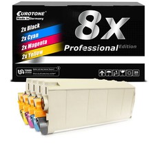 8X Eurotone PRO Toner For OKI C-7300-DN C-7350-DTN C-7550-N C-7350-HDN picture