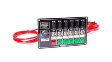 Quickcar Racing Products 50-864 Ignition Panel Blk Fusedw/Start But. & Lights picture