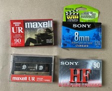 Maxell Cassette Tapes Lot 4 UR Audio Recordable Blank 60 90 Min Mixed Lengths picture