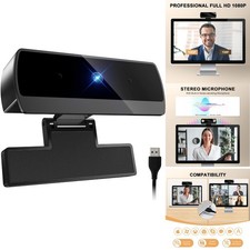1080P Webcam with Microphone Full HD Streaming Camera Plug&Play for Zoom Skyp... picture