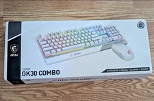 MSI Vigor GK30 Combo White, 6-Zone RGB GK30 Gaming Keyboard & GM11 Gaming... picture
