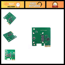 Dual Edge TPU PCIe x1 Low Profile Adapter - Coral Accelerator Board, Mounting Sc picture