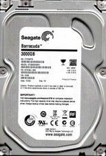 ST3000DM001 P/N: 9YN166-568 F/W: CC98 TK Z1F0 09/2011 Seagate 3TB picture