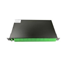 1U Rack Mount Patch Panel 1x64 PLC Fiber Splitter SC/APC Adapter Termination Box picture