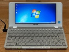 Sony VAIO Type P VGN-P80H Atom Z520 2GB 60GB Windows 7 Pro AC Adapter Used picture