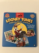 Looney Tunes Vtg Photo Print Studio 1998 PC Computer Software Warner Bros VG picture