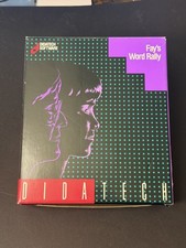 Didatech Software Fry's Word Rally PC Big Box Computer Game RARE Vintage Floppy picture