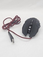 BlueFinger Optical USB Wired Go Gaming PC Mouse W/ Blue Backlight Tested Works picture