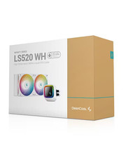 DeepCool LS520 WH 240mm AIO CPU Liquid Cooler White Intel AMD R-LS520-WHAMNT-G-1 picture