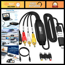 VHS to Digital Converter, USB 2.0 Video Capture Device for VCR & RCA - Easy Tran picture