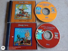 LIVING BOOKS JUST GRANDMA ME & LITTLE MONSTER AT SCHOOL MERCER MAYER 2 PC CD LOT picture