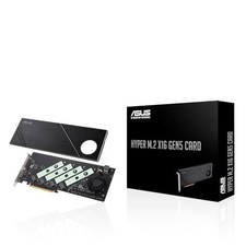PCIe X16 Card for 4 M.2 Devices, Gen5/4.0 Support, RAID Function picture