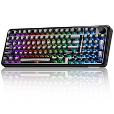 YUNZII X98 96% Wireless Hot Swap RGB Keyboard(Black, Snow Switch) picture