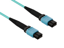 15m OM4 MTP TO MTP 12 Fibers Corning Fiber Trunk Cable Type B Multimode 50/12... picture