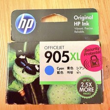 Genuine HP 905XL High Yield Cyan Original Ink Cartridge T6M05AA-825 Pages picture