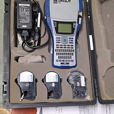 Brady BMP41 Thermal Label Printer Kit w/ Case AC Adapter Labels CD 300dpi B&W picture