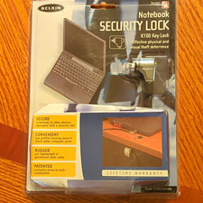 Belkin Notebook Security Key Lock K100 F8E504 w/ 6 ft Galvanized Cable picture