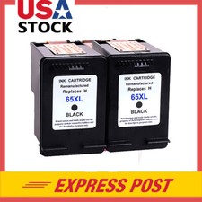 2 Pk for HP 65 XL 65XL Black Ink Cartridge for HP ENVY 5055 5052 5058 5032 ` picture