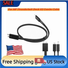 Genuine HP Thunderbolt Dock G2 Combo Black Cable - 3XB96UT picture