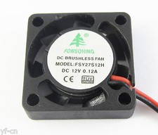 50pcs Brushless DC Cooling Fan 40x40x10mm 4010 9 blades 12V 0.08A 2pin Connector picture