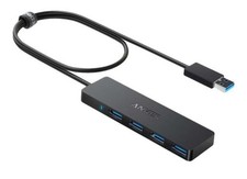 Anker 4-Port Ultra Slim USB 3.0 Hub with Power Adapter High-Speed Data Transfer picture
