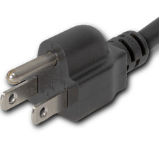 20 Pack of 5-15P to 3x 5-15R 15A 125V Splitter - Black - 1.5ft picture