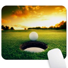 Wknoon Golf Ball Near Hole 9.5L x 7.9W inches, Custom Designs Art 078  picture