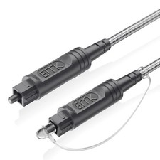 EMK 6.6Ft Digital Optical Audio Cable Toslink Cable - Fiber Optic Cord for Home picture